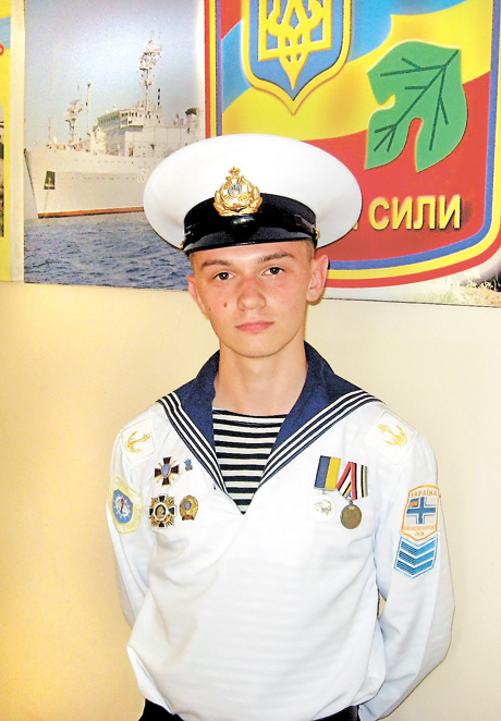 Курсант Олексій Харченко отримав медаль «Незалежність України» III ступеня за вірність присязі